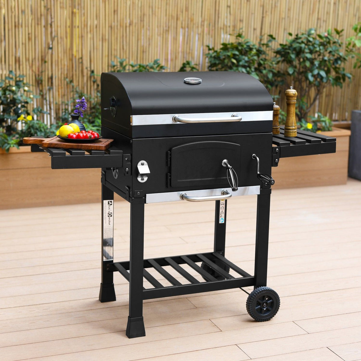 Grill węglowy Bernard, łapacz popiołu, napowietrzacze(Por omisión)