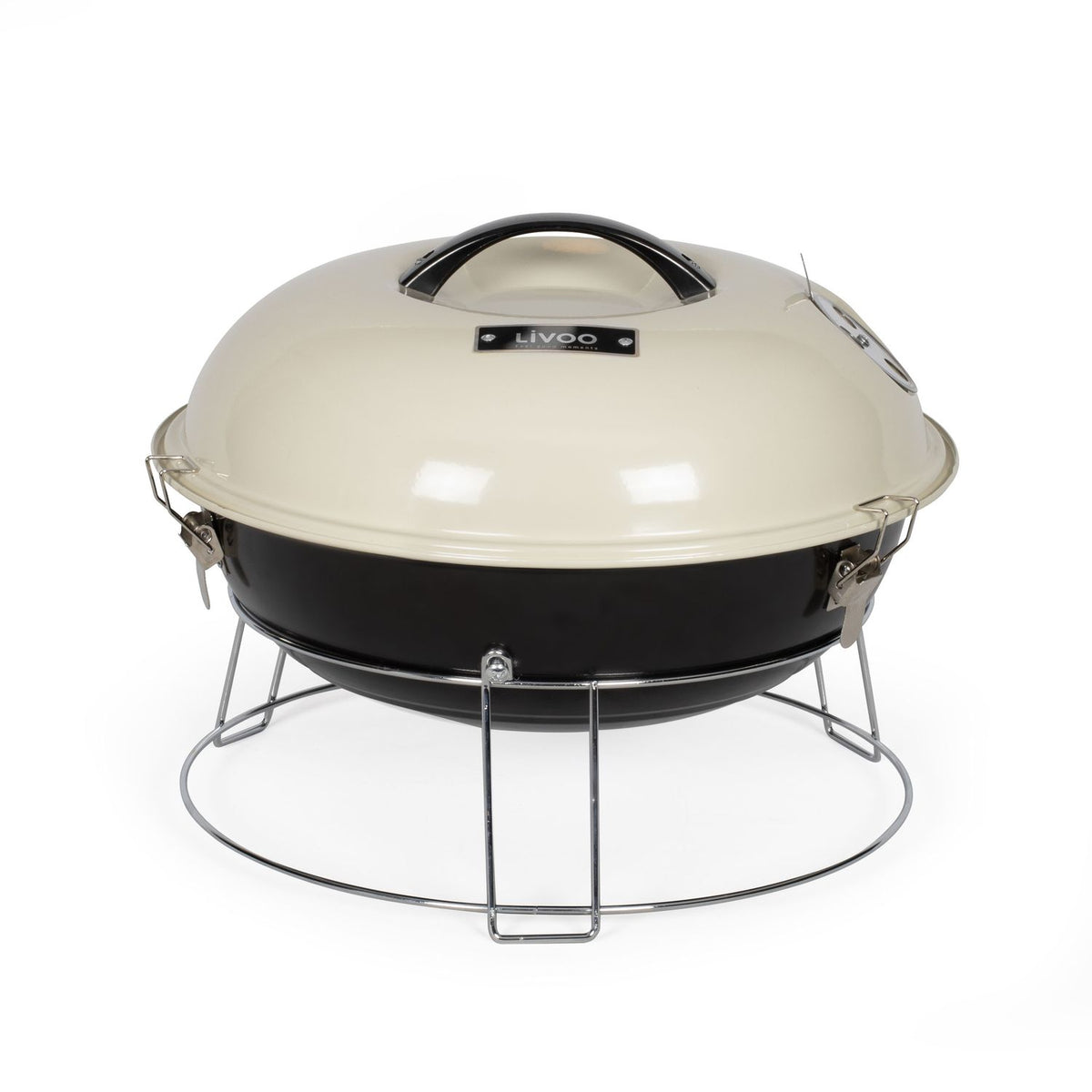 Grill węglowy Livoo 38 cm beżowy - Doc301(Por omisión)